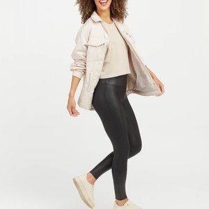 Spanx Black Faux Leather Leggings